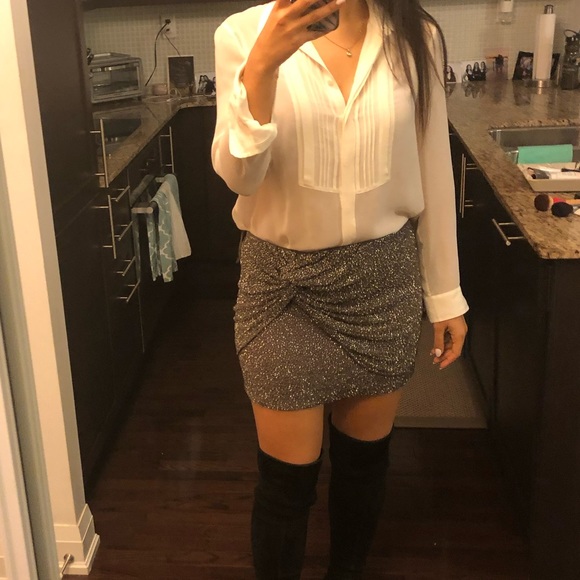 Sheer cream blouse - Picture 2 of 2